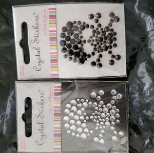 🌺 6 for $25 bundle- Skull pirate crystal stickers